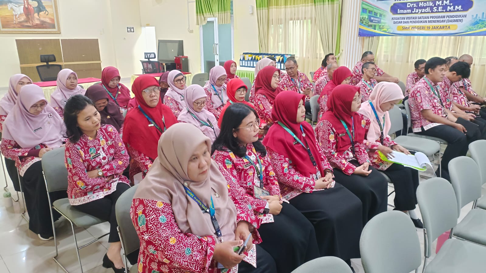 Visitasi Reakreditasi SMKN 19