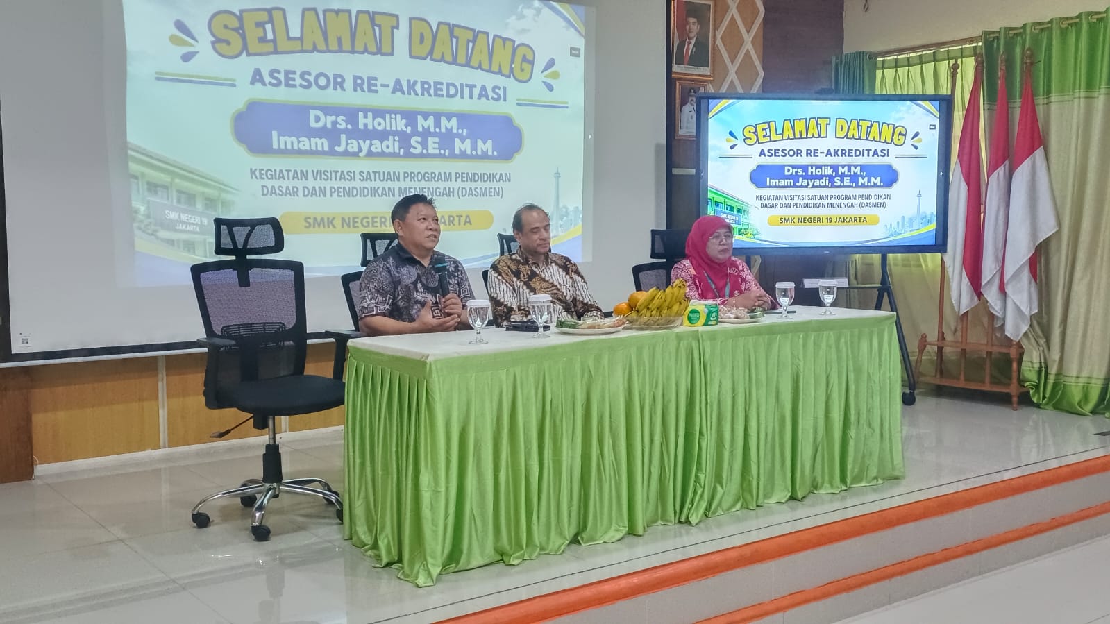 Visitasi Reakreditasi SMKN 19